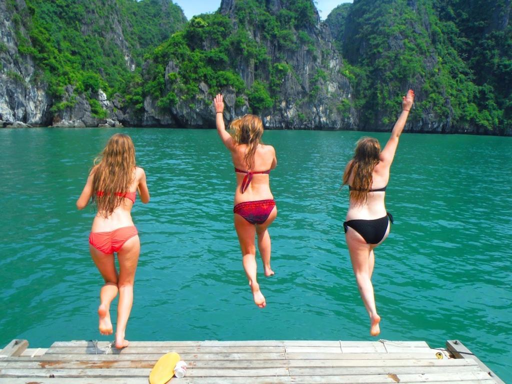 Golden Star Cruise Hotel Nan Giang Exterior foto